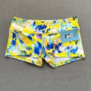 Fleo blue and yellow shorts